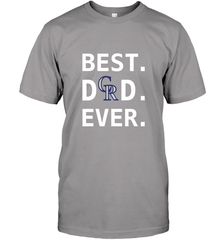 Best Colorado Rockies Dad Ever Baseball MLB Fathers Day Men's T-Shirt Men's T-Shirt - amzapparel