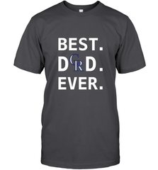 Best Colorado Rockies Dad Ever Baseball MLB Fathers Day Men's T-Shirt Men's T-Shirt - amzapparel