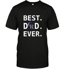 Best Colorado Rockies Dad Ever Baseball MLB Fathers Day Men's T-Shirt Men's T-Shirt - amzapparel
