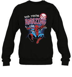 Marvel Spider Man Amazing Dad Father's Day Gifts Crewneck Sweatshirt