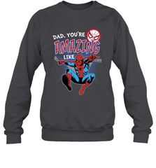 Marvel Spider Man Amazing Dad Father's Day Gifts Crewneck Sweatshirt Crewneck Sweatshirt - amzapparel