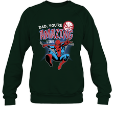 Marvel Spider Man Amazing Dad Father's Day Gifts Crewneck Sweatshirt Crewneck Sweatshirt - amzapparel