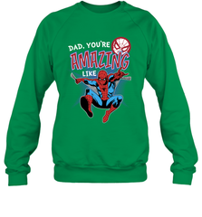 Marvel Spider Man Amazing Dad Father's Day Gifts Crewneck Sweatshirt Crewneck Sweatshirt - amzapparel