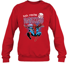 Marvel Spider Man Amazing Dad Father's Day Gifts Crewneck Sweatshirt Crewneck Sweatshirt - amzapparel