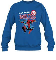 Marvel Spider Man Amazing Dad Father's Day Gifts Crewneck Sweatshirt Crewneck Sweatshirt - amzapparel