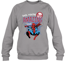 Marvel Spider Man Amazing Dad Father's Day Gifts Crewneck Sweatshirt Crewneck Sweatshirt - amzapparel