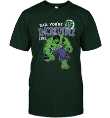 Marvel Hulk Incredible Dad Father's Day Gifts Men's T-Shirt Men's T-Shirt - amzapparel