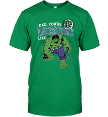 Marvel Hulk Incredible Dad Father's Day Gifts Men's T-Shirt Men's T-Shirt - amzapparel
