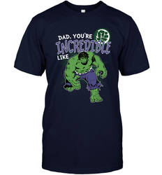 Marvel Hulk Incredible Dad Father's Day Gifts Men's T-Shirt