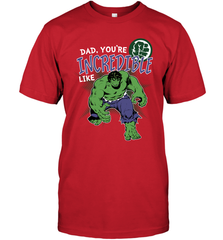Marvel Hulk Incredible Dad Father's Day Gifts Men's T-Shirt Men's T-Shirt - amzapparel