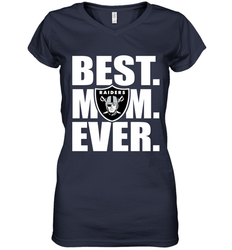 Best Oakland Raiders Mom Ever NFL Team Mother's Day Gift Women's V-Neck T-Shirt