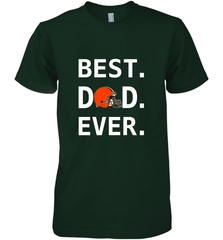 Best Cleveland Browns Dad Best Dad Ever NFL Football Fathers Day Men's Premium T-Shirt Men's Premium T-Shirt - amzapparel