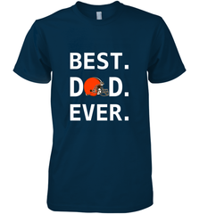 Best Cleveland Browns Dad Best Dad Ever NFL Football Fathers Day Men's Premium T-Shirt Men's Premium T-Shirt - amzapparel