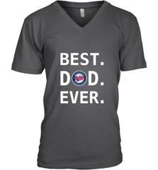 Best Minnesota Twins Dad Ever Baseball MLB Fathers Day Men's V-Neck T-Shirt Men's V-Neck T-Shirt - amzapparel