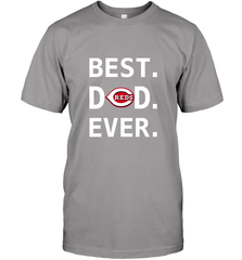 Best Cincinnati Reds Dad Ever Baseball MLB Fathers Day Men's T-Shirt Men's T-Shirt - amzapparel