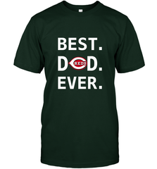 Best Cincinnati Reds Dad Ever Baseball MLB Fathers Day Men's T-Shirt Men's T-Shirt - amzapparel