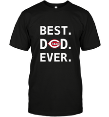 Best Cincinnati Reds Dad Ever Baseball MLB Fathers Day Men's T-Shirt Men's T-Shirt - amzapparel
