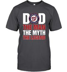 Washington Nationals Dad The Man The Myth The Legend Father's Day MLB Men's T-Shirt Men's T-Shirt - amzapparel