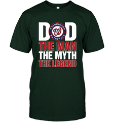 Washington Nationals Dad The Man The Myth The Legend Father's Day MLB Men's T-Shirt Men's T-Shirt - amzapparel