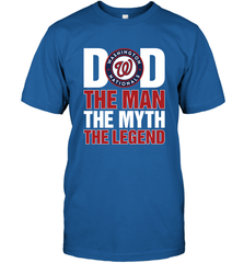 Washington Nationals Dad The Man The Myth The Legend Father's Day MLB Men's T-Shirt Men's T-Shirt - amzapparel