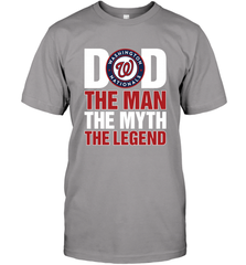 Washington Nationals Dad The Man The Myth The Legend Father's Day MLB Men's T-Shirt Men's T-Shirt - amzapparel
