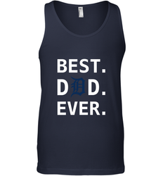 Best Detroit Tigers Dad Ever Baseball MLB Fathers Day Men's Tank Top