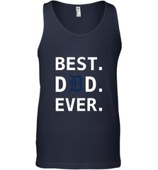 Best Detroit Tigers Dad Ever Baseball MLB Fathers Day Men's Tank Top Men's Tank Top - amzapparel