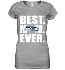 Best Seattle Seahawks Mom Ever NFL Team Mother's Day Gift Women's V-Neck T-Shirt Women's V-Neck T-Shirt - amzapparel