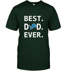 Best Detroit Lions Dad Best Dad Ever NFL Football Fathers Day Men's T-Shirt Men's T-Shirt - amzapparel
