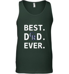 Best Colorado Rockies Dad Ever Baseball MLB Fathers Day Men's Tank Top Men's Tank Top - amzapparel