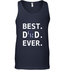 Best Colorado Rockies Dad Ever Baseball MLB Fathers Day Men's Tank Top Men's Tank Top - amzapparel