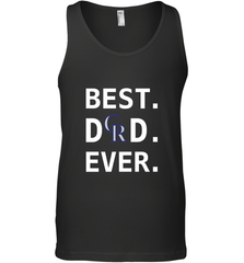 Best Colorado Rockies Dad Ever Baseball MLB Fathers Day Men's Tank Top Men's Tank Top - amzapparel