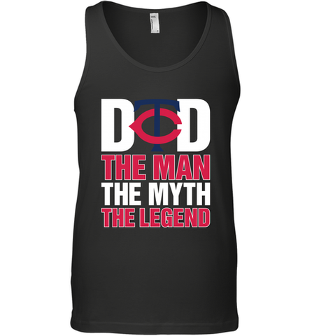 Minnesota Twins Dad The Man The Myth The Legend Father's Day MLB Men's Tank Top Men's Tank Top / Black / XS Men's Tank Top - amzapparel