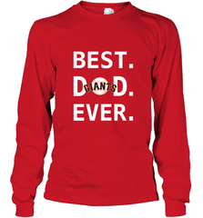 Best San Francisco Giants Dad Ever Baseball MLB Fathers Day Long Sleeve T-Shirt Long Sleeve T-Shirt - amzapparel