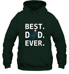 Best Los Angeles Dodgers Dad Ever Baseball MLB Fathers Day Hooded Sweatshirt Hooded Sweatshirt - amzapparel