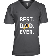 Best Washington Redskins Dad Best Dad Ever NFL Football Fathers Day Men's V-Neck T-Shirt Men's V-Neck T-Shirt - amzapparel