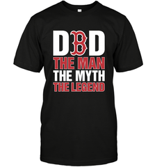 Boston Red Sox Dad The Man The Myth The Legend Father's Day MLB Men's T-Shirt Men's T-Shirt - amzapparel