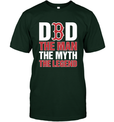 Boston Red Sox Dad The Man The Myth The Legend Father's Day MLB Men's T-Shirt Men's T-Shirt - amzapparel