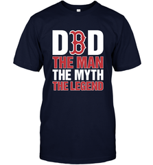 Boston Red Sox Dad The Man The Myth The Legend Father's Day MLB Men's T-Shirt Men's T-Shirt - amzapparel