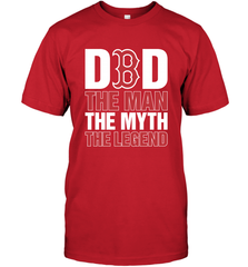 Boston Red Sox Dad The Man The Myth The Legend Father's Day MLB Men's T-Shirt Men's T-Shirt - amzapparel