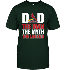 St Louis Cardinals Dad The Man The Myth The Legend Father's Day MLB Men's T-Shirt Men's T-Shirt - amzapparel