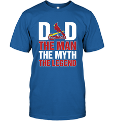 St Louis Cardinals Dad The Man The Myth The Legend Father's Day MLB Men's T-Shirt Men's T-Shirt - amzapparel