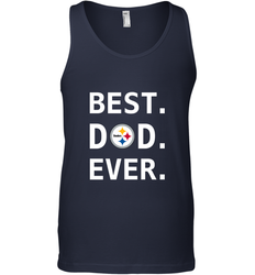 Best Pittsburgh Steelers Dad Best Dad Ever NFL Football Fathers Day Men's Tank Top