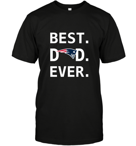 Best New England Patriots Dad Best Dad Ever NFL Football Fathers Day Men's T-Shirt Men's T-Shirt / Black / S Men's T-Shirt - amzapparel