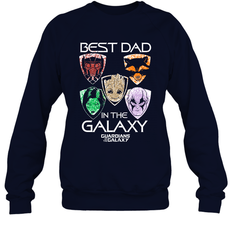 Marvel Guardians Of The Galaxy Best Dad In The Galaxy Father's Day Gifts Crewneck Sweatshirt