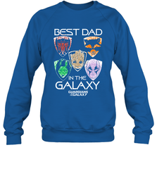 Marvel Guardians Of The Galaxy Best Dad In The Galaxy Father's Day Gifts Crewneck Sweatshirt Crewneck Sweatshirt - amzapparel