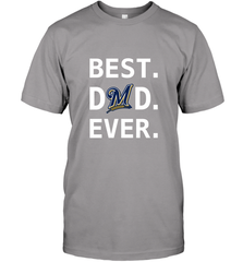Best Milwaukee Brewers Dad Ever Baseball MLB Fathers Day Men's T-Shirt Men's T-Shirt - amzapparel