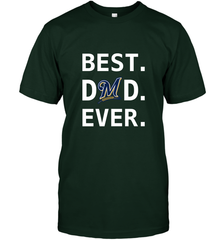 Best Milwaukee Brewers Dad Ever Baseball MLB Fathers Day Men's T-Shirt Men's T-Shirt - amzapparel