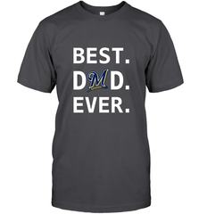 Best Milwaukee Brewers Dad Ever Baseball MLB Fathers Day Men's T-Shirt Men's T-Shirt - amzapparel