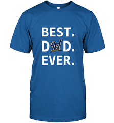 Best Milwaukee Brewers Dad Ever Baseball MLB Fathers Day Men's T-Shirt Men's T-Shirt - amzapparel